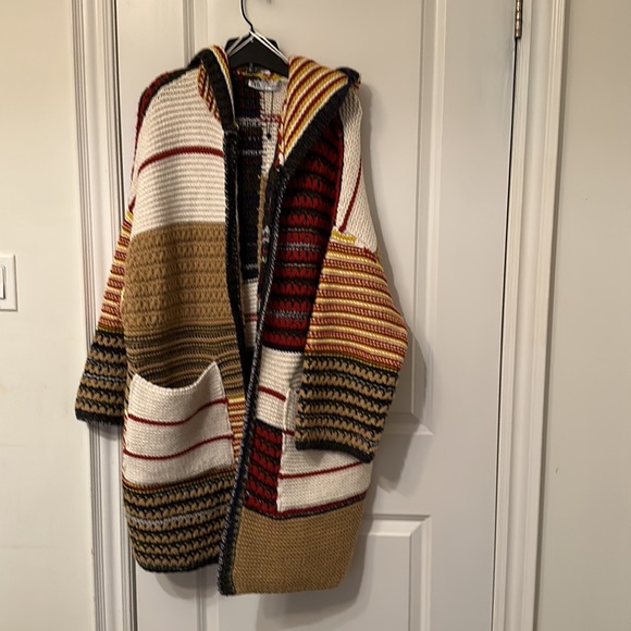 Zara knit cardigan coat - Picture 2 of 7